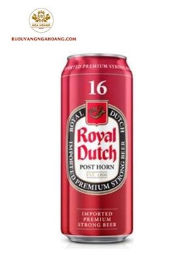 BIA ROYAL DUTCH IMPORTED PREMIUM STRONG 500ML - THÙNG 24 LON