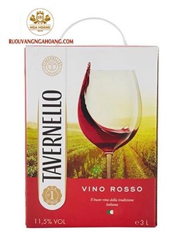 VANG BỊCH TAVERNELLO ROSSO 3 LÍT