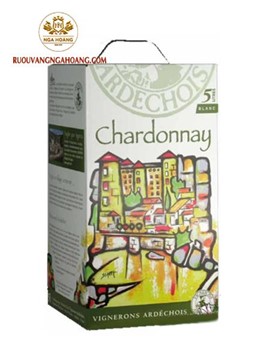 Vang Bịch Vignerons Ardechois Chadonnay 5 Lít