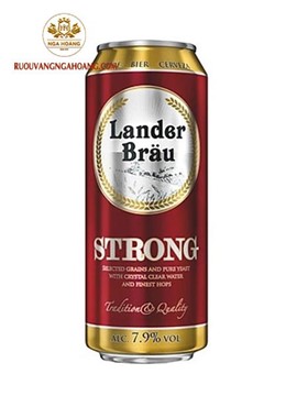 BIA LANDER BRAU STRONG 7.9% 500ML - THÙNG 12 LON