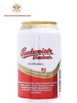 BIA BUDWEISER BUDVAR 330ML - THÙNG 24 LON