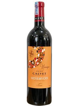 Vang Pháp Calvet Minervois Mosaifue