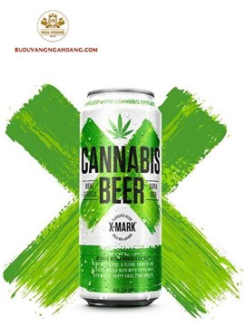 BIA X MARK CANNABIS BEER 500ML - THÙNG 12 LON