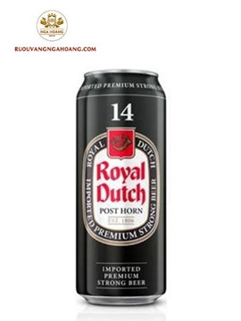 BIA ROYAL DUTCH IMPORTED PREMIUM STRONG 500ML - THÙNG 24 LON