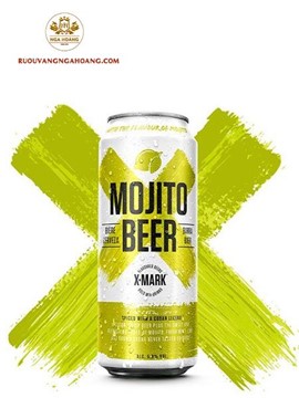 BIA X MARK MOJITO BEER 500ML - THÙNG 12 LON