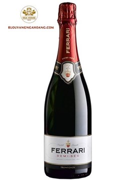 Vang nổ Ferrari Demi Sec Trentodoc