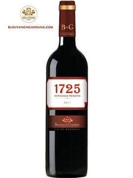 Vang Barton & Guestier 1725 Bordeaux Reserve