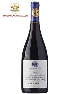 Vang Chile Aconcagua Costa Syrah Errazuriz