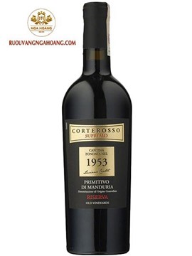 Vang Corterosso Supremo 1953 Primitivo Di Manduria Riserva