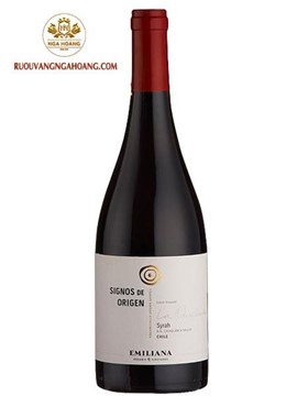 Vang Emiliana Signos de Origen Syrah