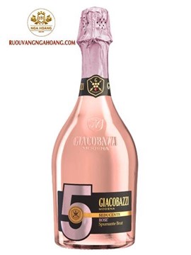 Vang Giacobazzi 5 Spumante Rose’ Brut