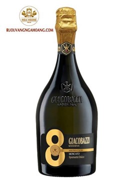 Vang Giacobazzi 8 Moscato Spumante Dolce