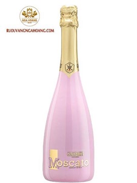 Vang Moscato Rose Sparkling Sweet Rose In Pink Flute