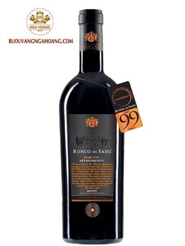 Vang Ronco Di Sassi Primitivo Appassimento 99 Điểm