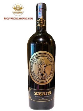 Vang Zeus Primitivo – Vang Ý 19 Độ